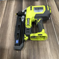 AS-IS RYOBI ONE+ 18V AirStrike 16-Gauge Cordless Finish Nailer (Tool Only)