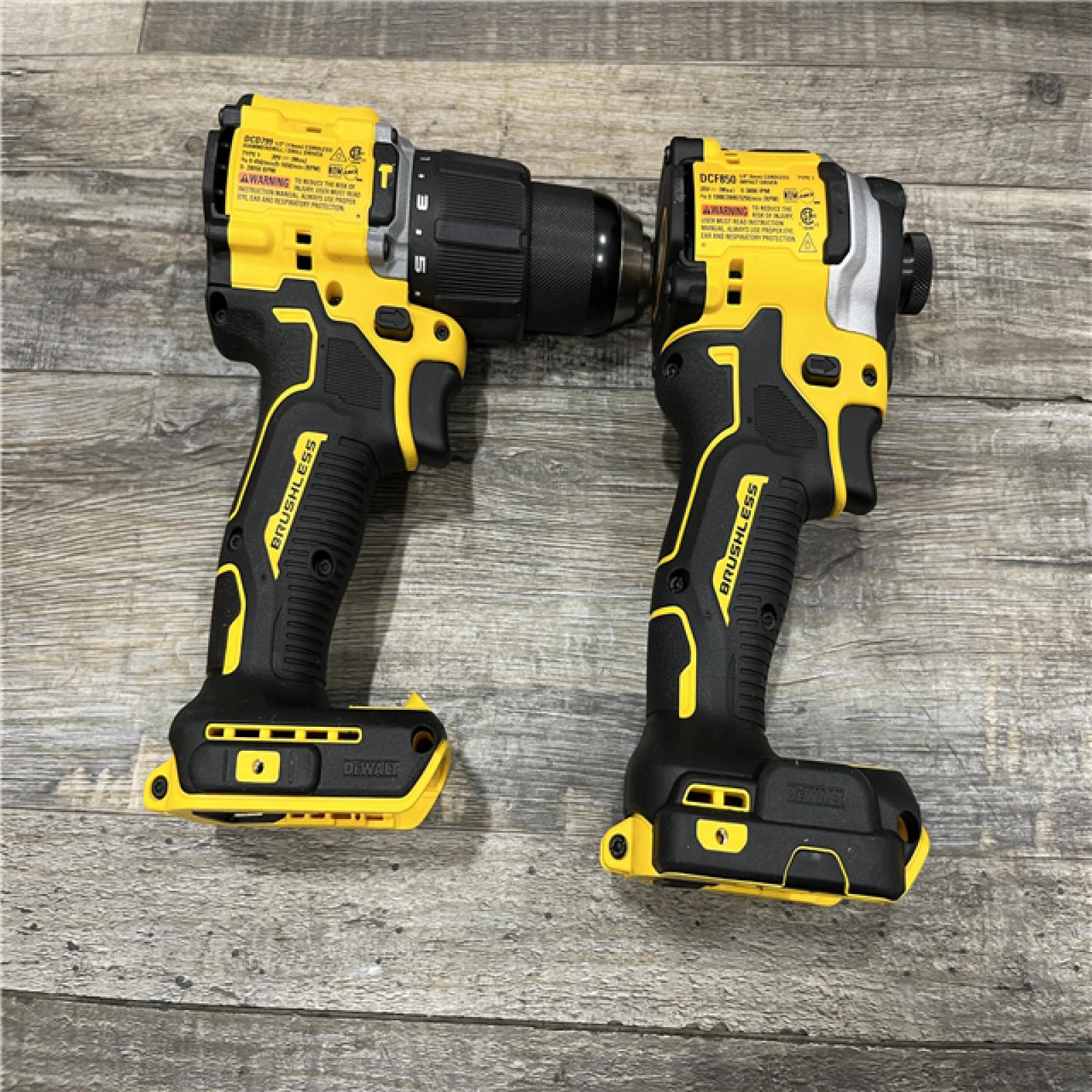 AS-IS DEWALT ATOMIC 20V MAX Lithium-Ion Cordless 2-Tool Combo Kit