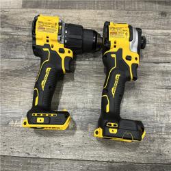 AS-IS DEWALT ATOMIC 20V MAX Lithium-Ion Cordless 2-Tool Combo Kit