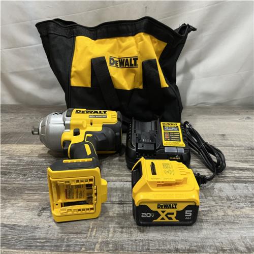 AS-IS DEWALT 20V MAX Lithium-Ion Cordless 1/2 in. Impact Wrench Kit