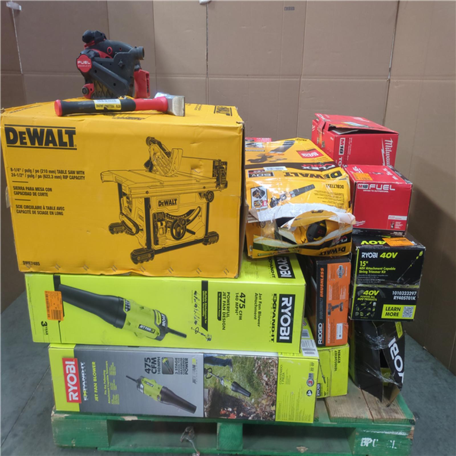 CALIFORNIA AS-IS TOOL PALLET