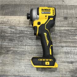 AS-IS DEWALT Atomic 20V Max Lithium-Ion Brushless Cordless Compact 1/4 in. Impact Driver Kit