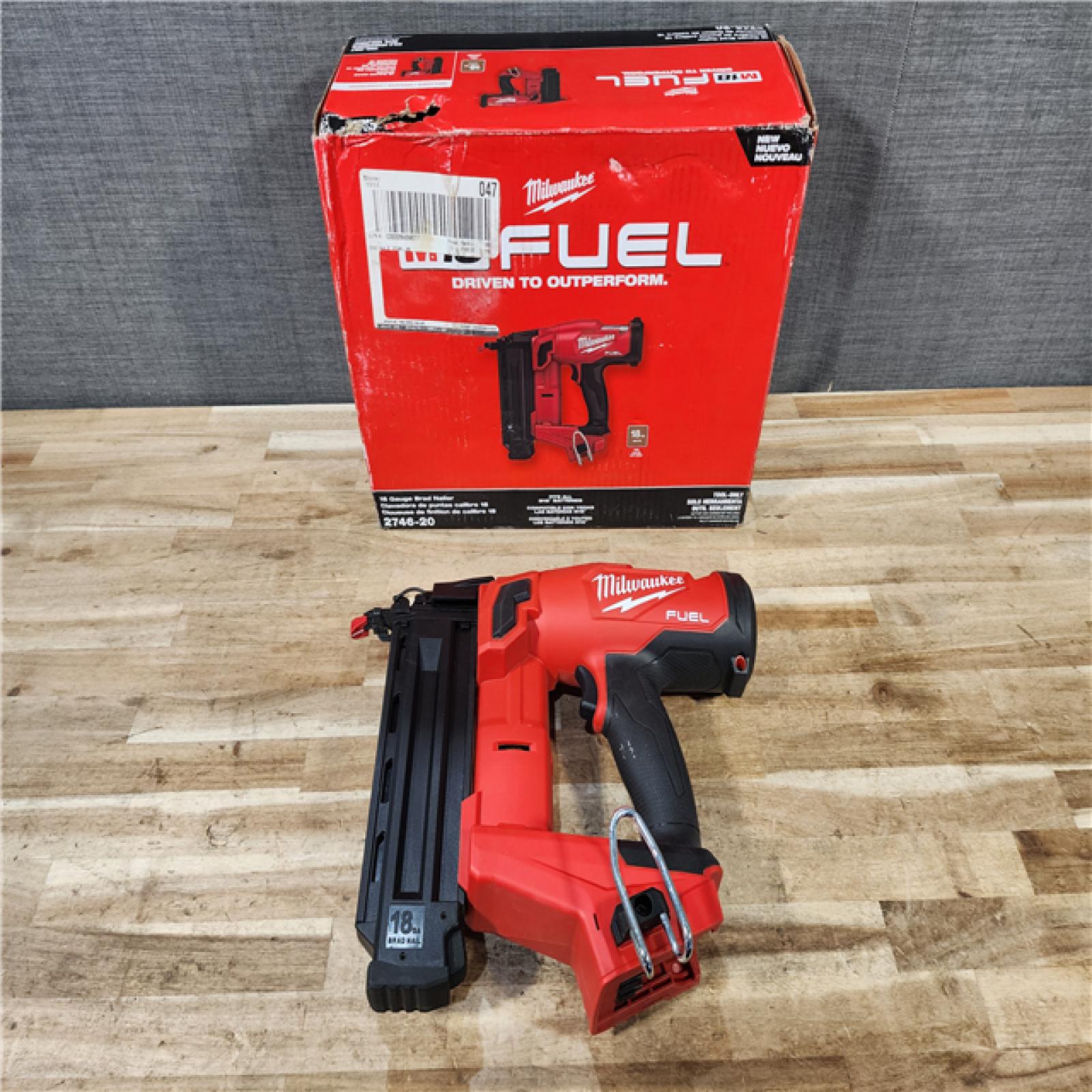 HOUSTON LOCATION - AS-IS Milwaukee FUEL 18-Volt Lithium-Ion Brushless Cordless Gen II 18-Gauge Brad Nailer (Tool-Only)