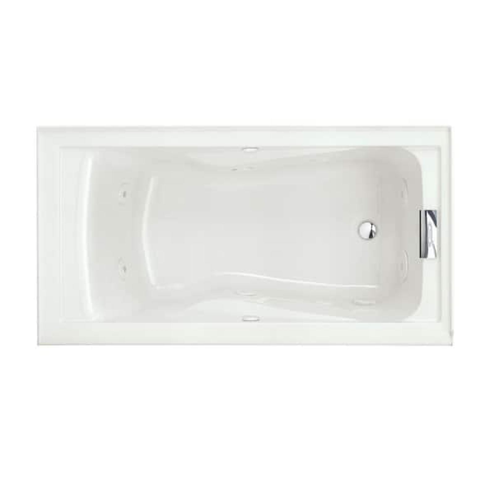 Phoenix NEW American Standard Evolution 60 in. x 32 in. Rectangular Whirlpool Bathtub with Reversible Drain in White