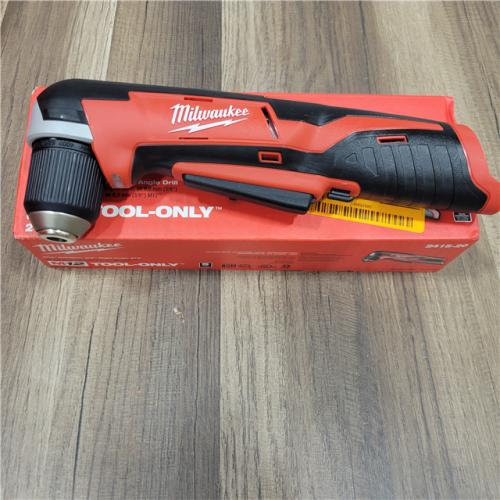 AS-IS  Milwaukee M12 12-Volt Lithium-Ion Cordless 3/8 in. Right Angle Drill (Tool-Only)