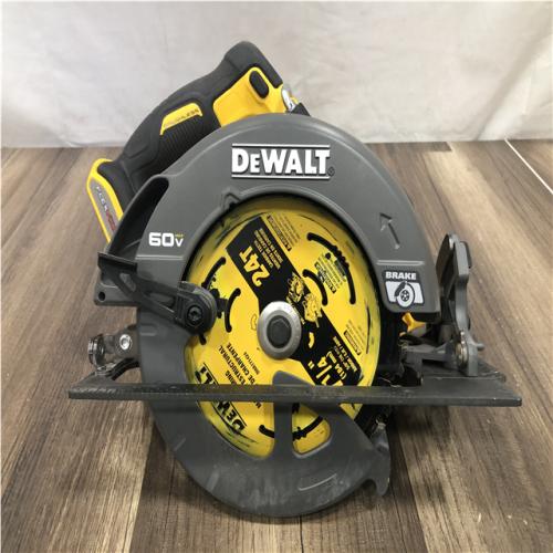 AS-IS DEWALT FLEXVOLT 60V MAX Cordless Brushless 7-1/4 in. Circular Saw with Brake (Tool Only)