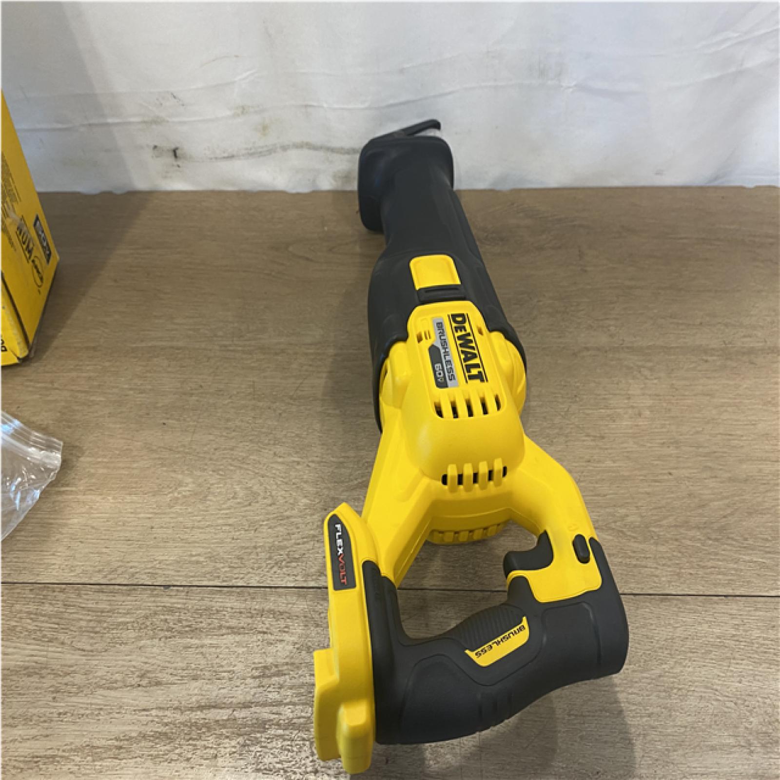 AS-IS DEWALT FLEXVOLT 60V MAX Cordless Brushless Reciprocating Saw (Tool Only)