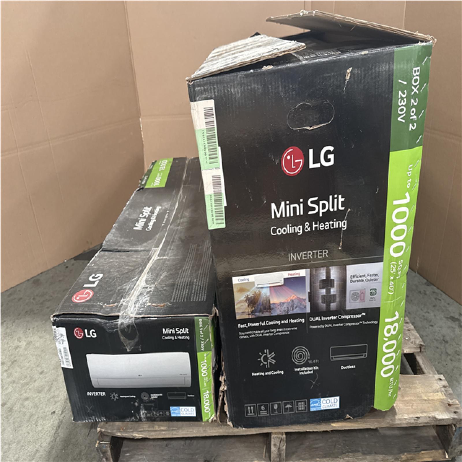 CALIFORNIA AS IS LG MINI SPLIT 18000 BTU