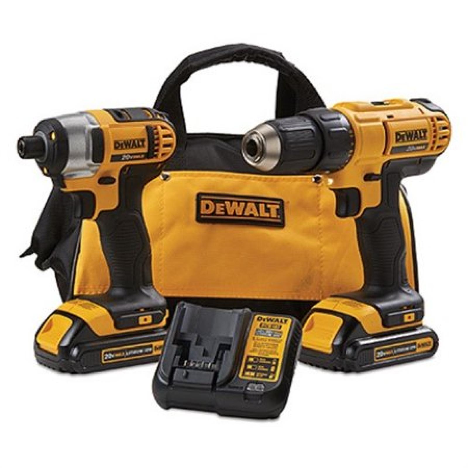 NEW - DEWALT 20V MAX Cordless Drill/Impact 2 Tool Combo Kit