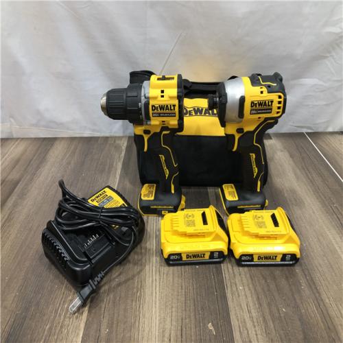 AS-IS DEWALT ATOMIC 20-Volt MAX Lithium-Ion Cordless Combo Kit