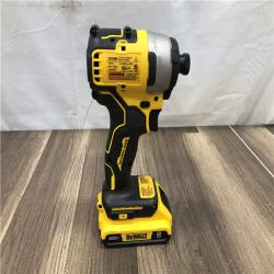 AS-IS DEWALT Atomic 20V Max Lithium-Ion Brushless Cordless Compact 1/4 in. Impact Driver Kit