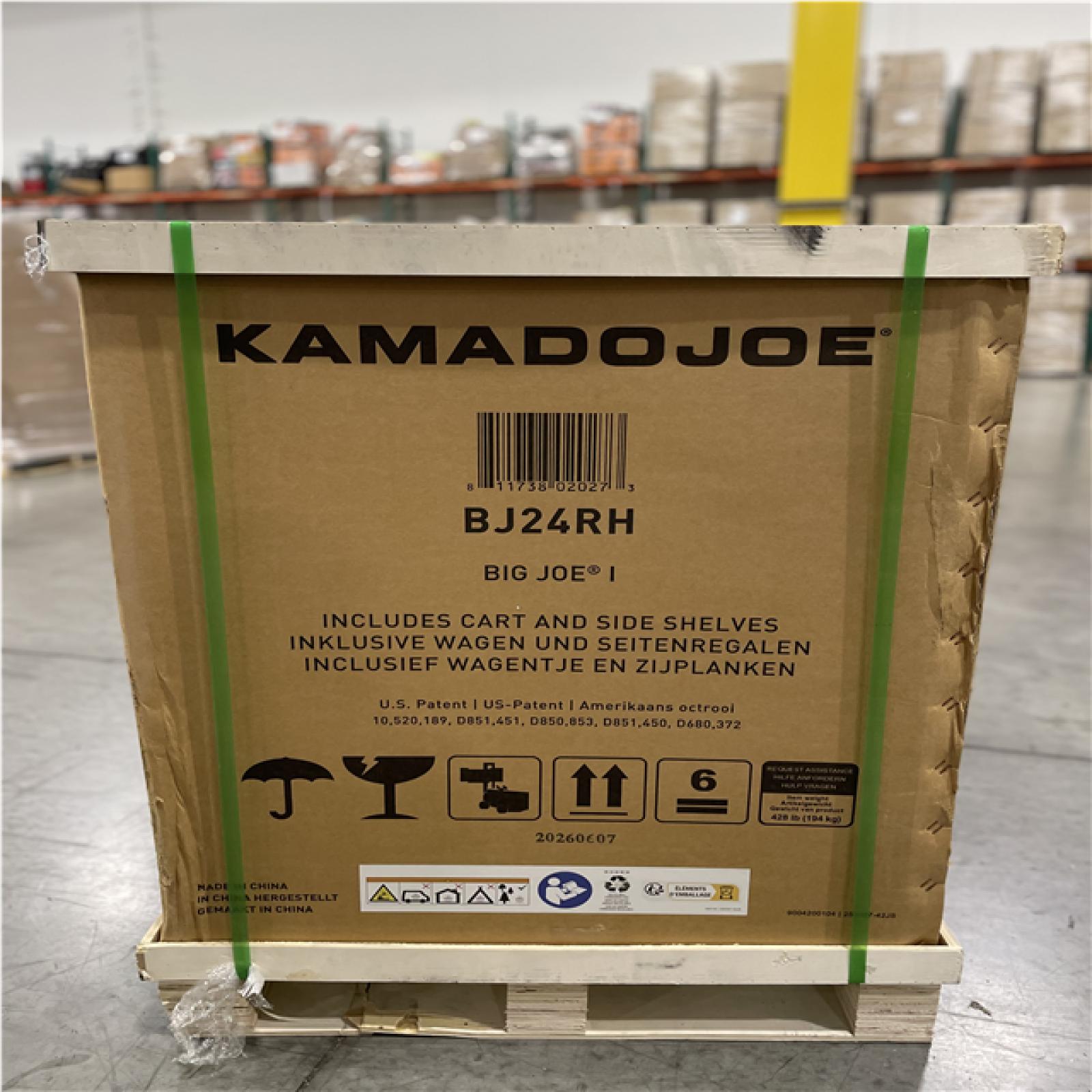 DALLAS LOCATION- KAMADO JOE Big Joe I 24 in. Charcoal Grill in Red