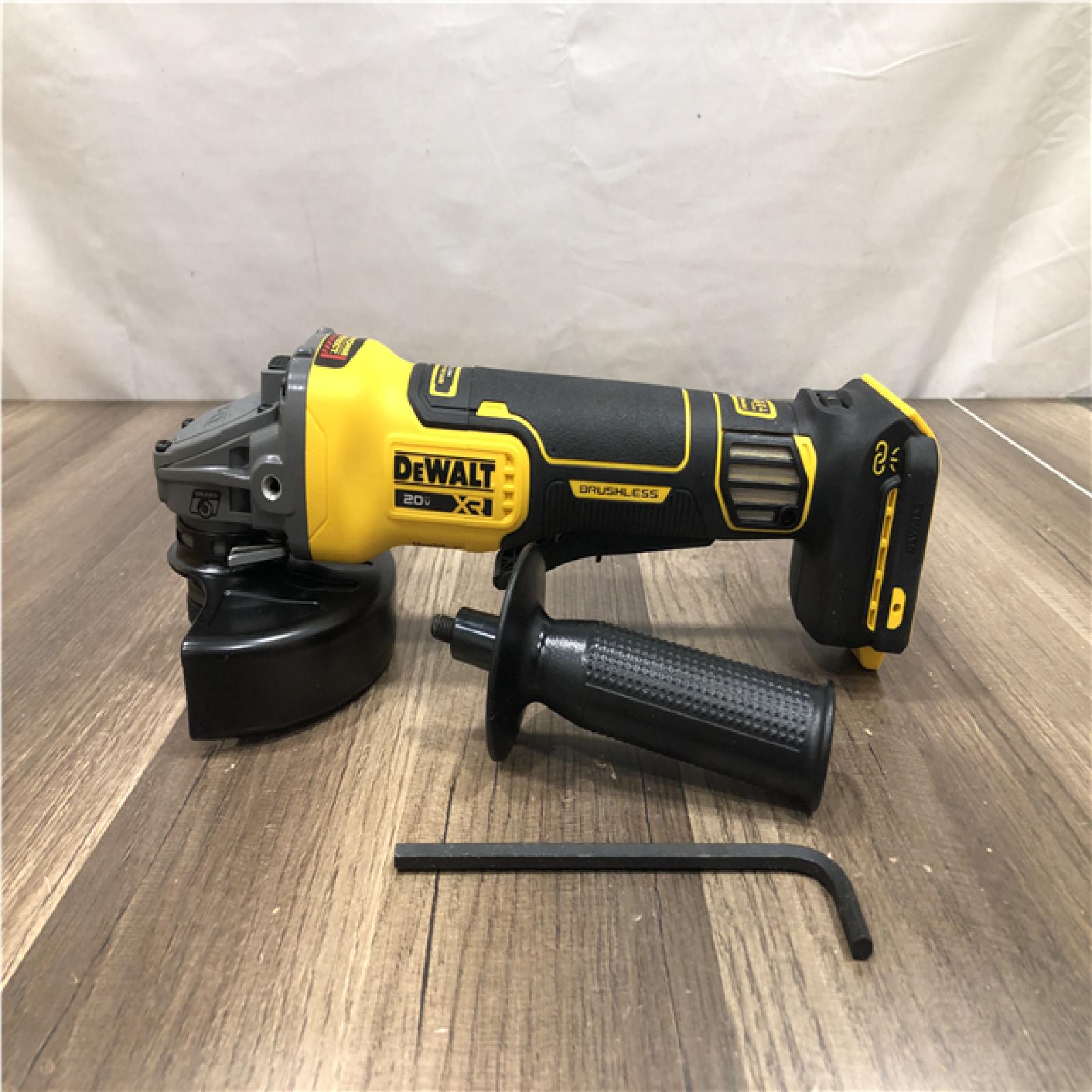AS-IS DEWALT 20V XR Cordless 4-1/2. in. to 5 in. Variable Speed Angle Grinder (Tool Only)