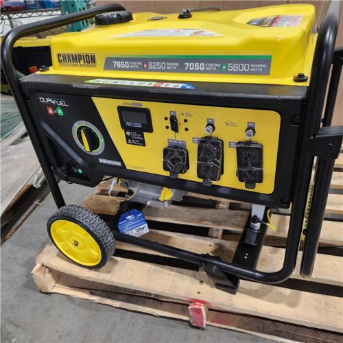Dallas Location - As-Is Champion 201463 7850W Dual Fuel Generator