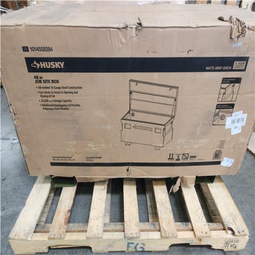 Phoenix LIKE NEW Husky 48 in. W x 24 in. D x 27.6 in. H Matte Army Green Steel Jobsite Box