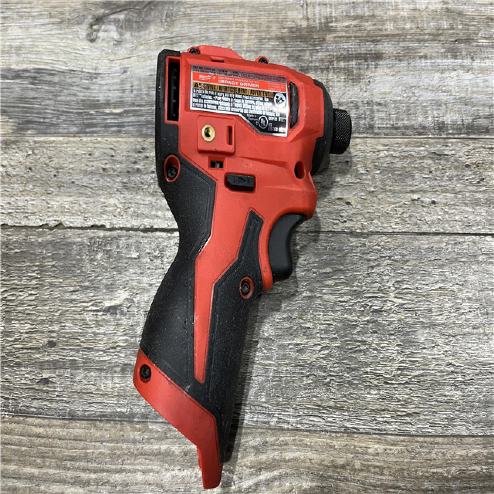 AS-IS Milwaukee 12-Volt Lithium-Ion Compact Brushless Cordless 1/4 in. Impact Driver Kit