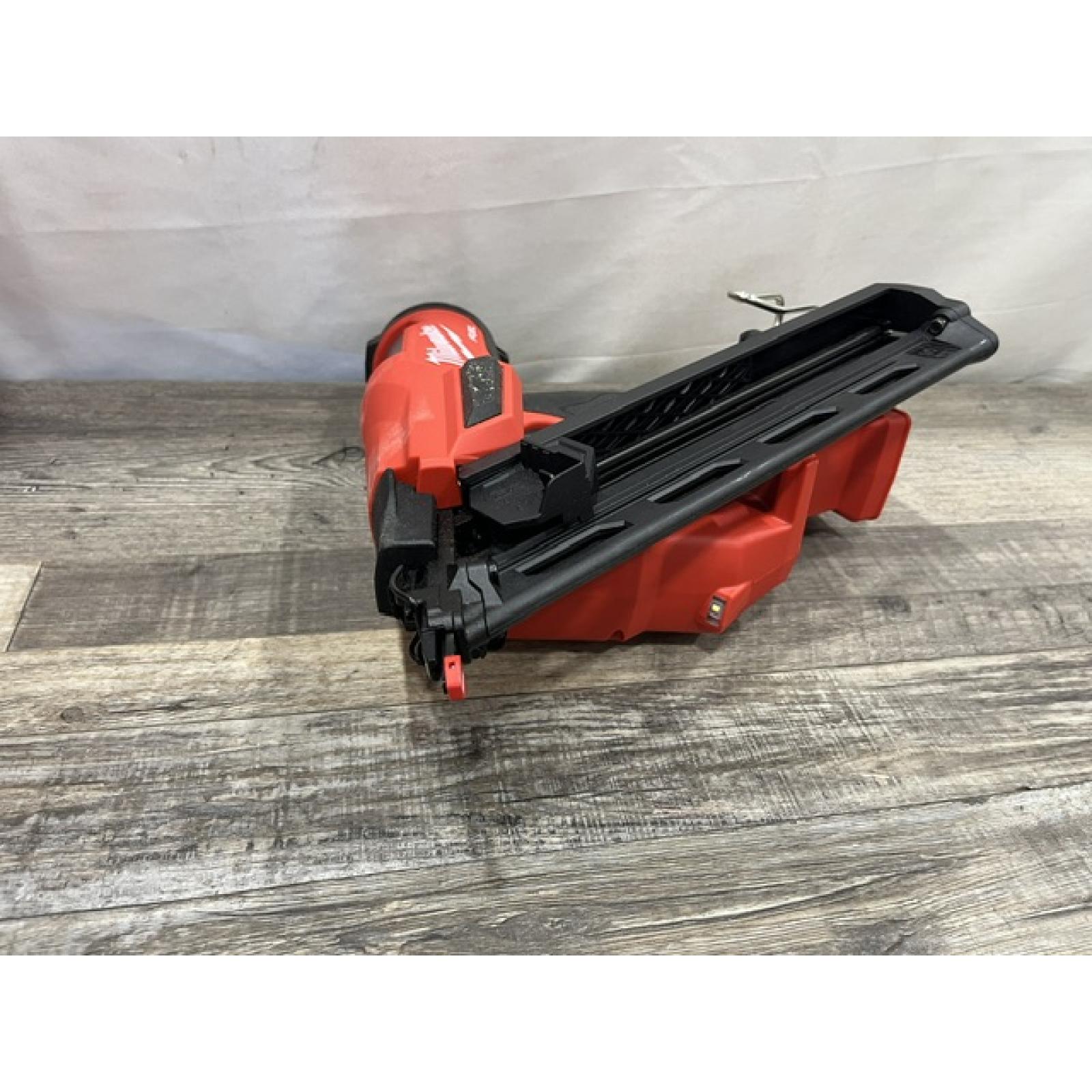 AS-IS Milwaukee FUEL 18V Lithium-Ion Brushless Cordless Gen II 15-Gauge Angled Nailer (Tool-Only)