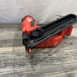 AS-IS Milwaukee FUEL 18V Lithium-Ion Brushless Cordless Gen II 15-Gauge Angled Nailer (Tool-Only)
