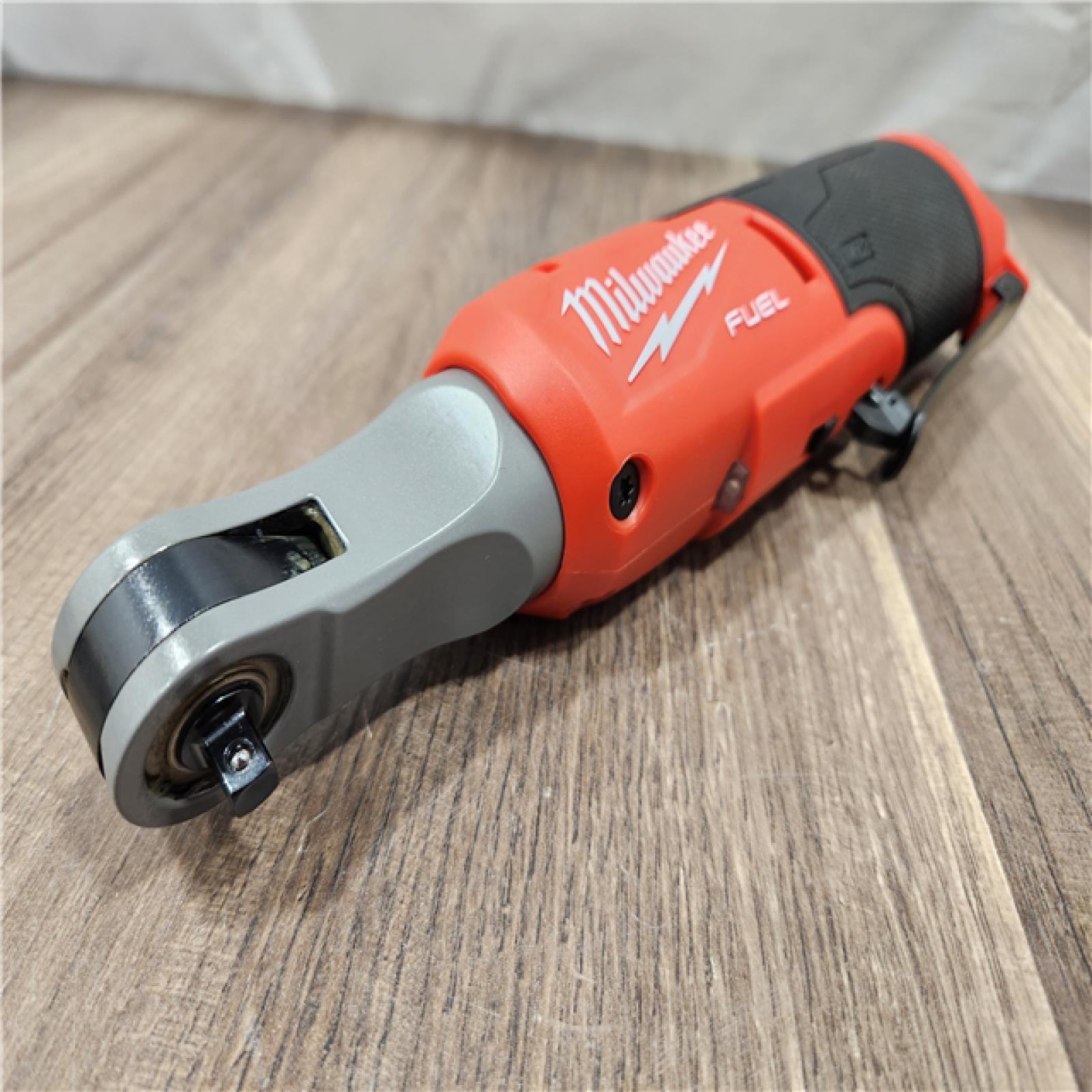 AS-IS- Milwaukee M12 FUEL Brushless Lithium-Ion 1/4 in. Cordless High Speed Ratchet (Tool Only)