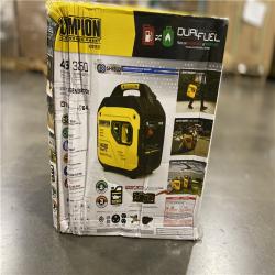 DALLAS LOCATION - Champion 201531 - 3250/4500W Dual Fuel Inverter Generator