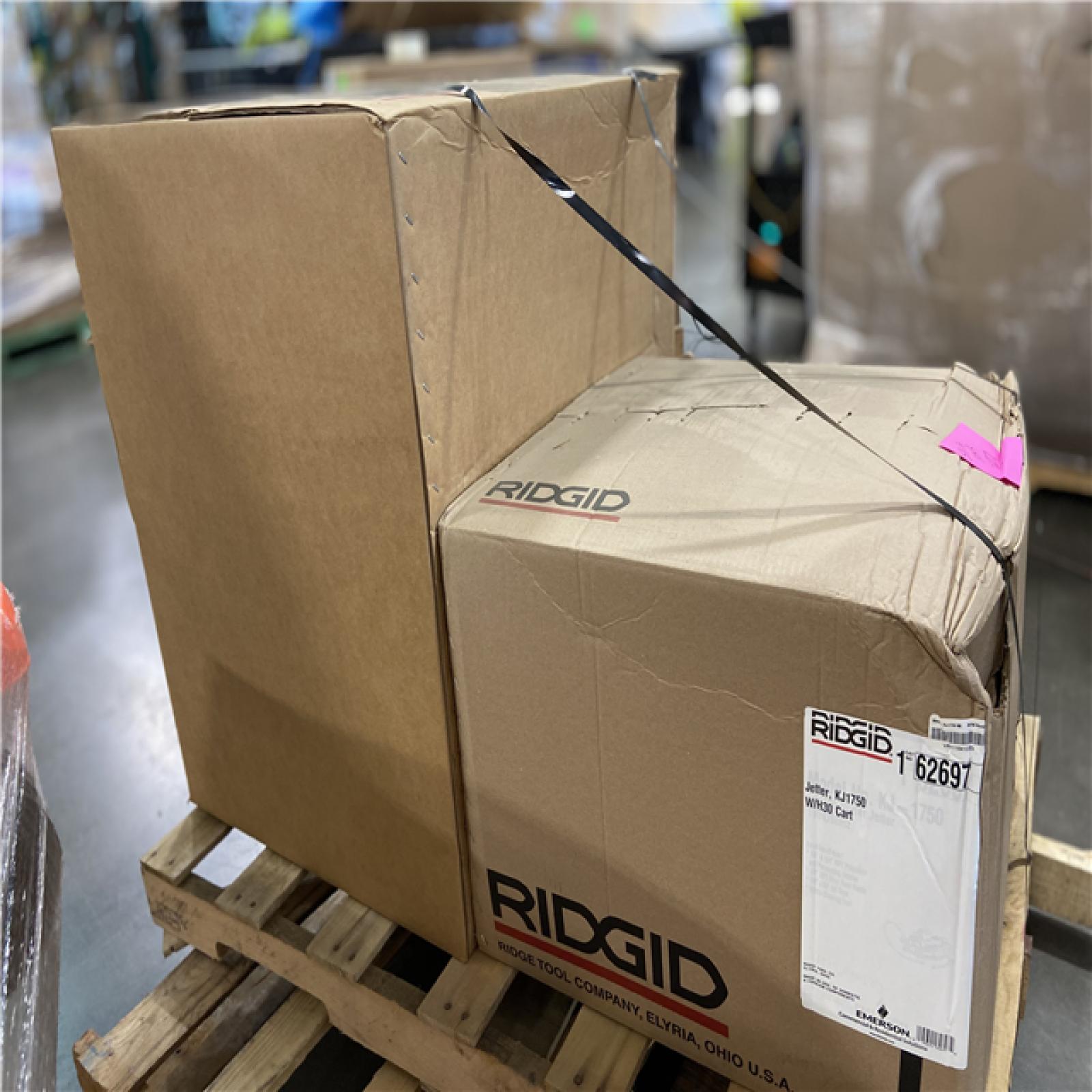 DALLAS LOCATION -RIDGID 62697 KJ-1750-C Water Jetter Drain Cleaner with Cart