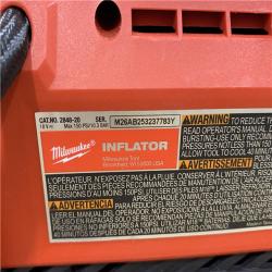 AS-IS Milwaukee 18-Volt Lithium-Ion Cordless Electric Portable Inflator (Tool-Only)