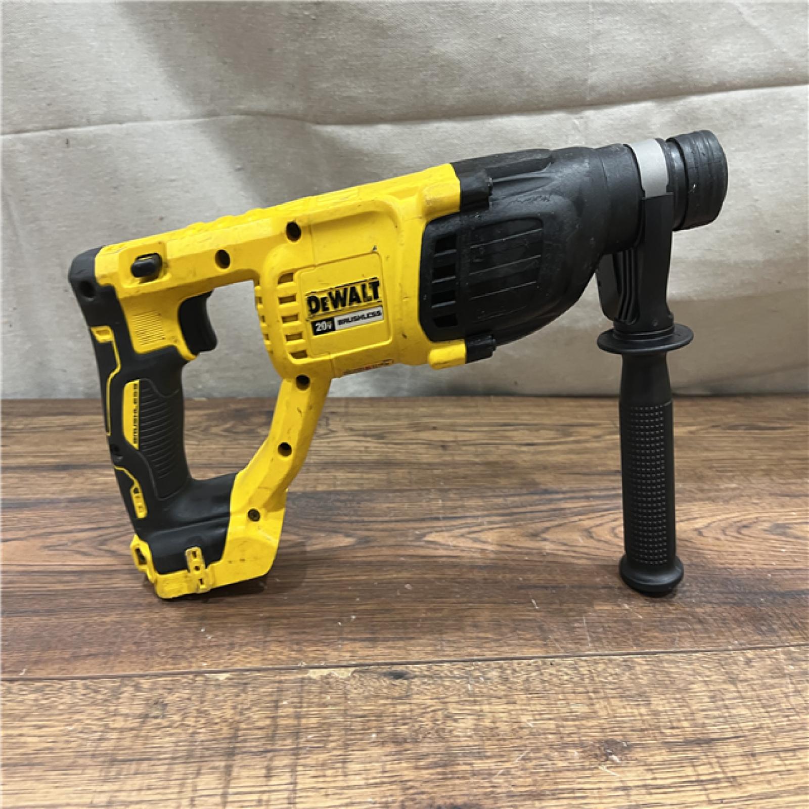 AS-IS DEWALT 20V MAX Cordless Brushless 1 in. SDS Plus D-Handle Concrete and Masonry Rotary Hammer (Tool Only)