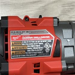 AS-IS Milwaukee FUEL 18V Lithium-Ion Brushless Cordless 1/2 in. Hammer Drill Driver Kit