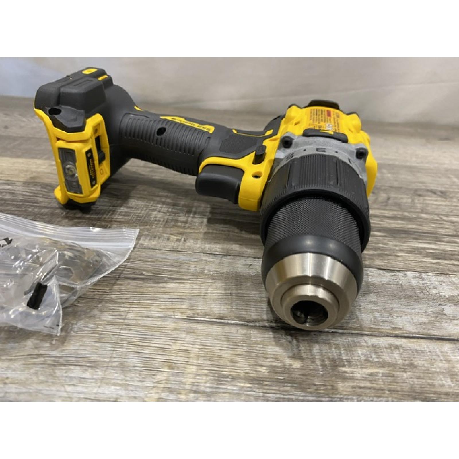 AS-IS DEWALT 20V XR Brushless Cordless 1/2 in. Hammer Drill (Tool-Only)