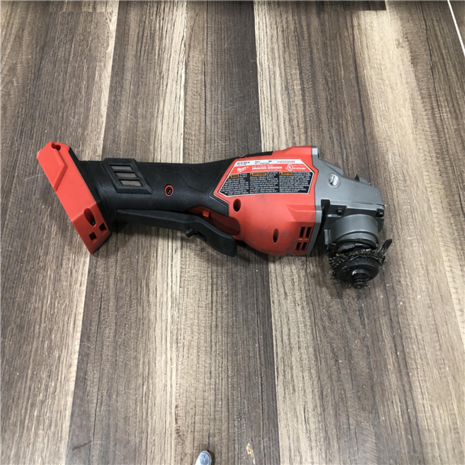 AS-IS Milwaukee FUEL 18-Volt Lithium-Ion Brushless Cordless 4-1/2 in./6 in. Braking Grinder with Paddle Switch (Tool-Only)