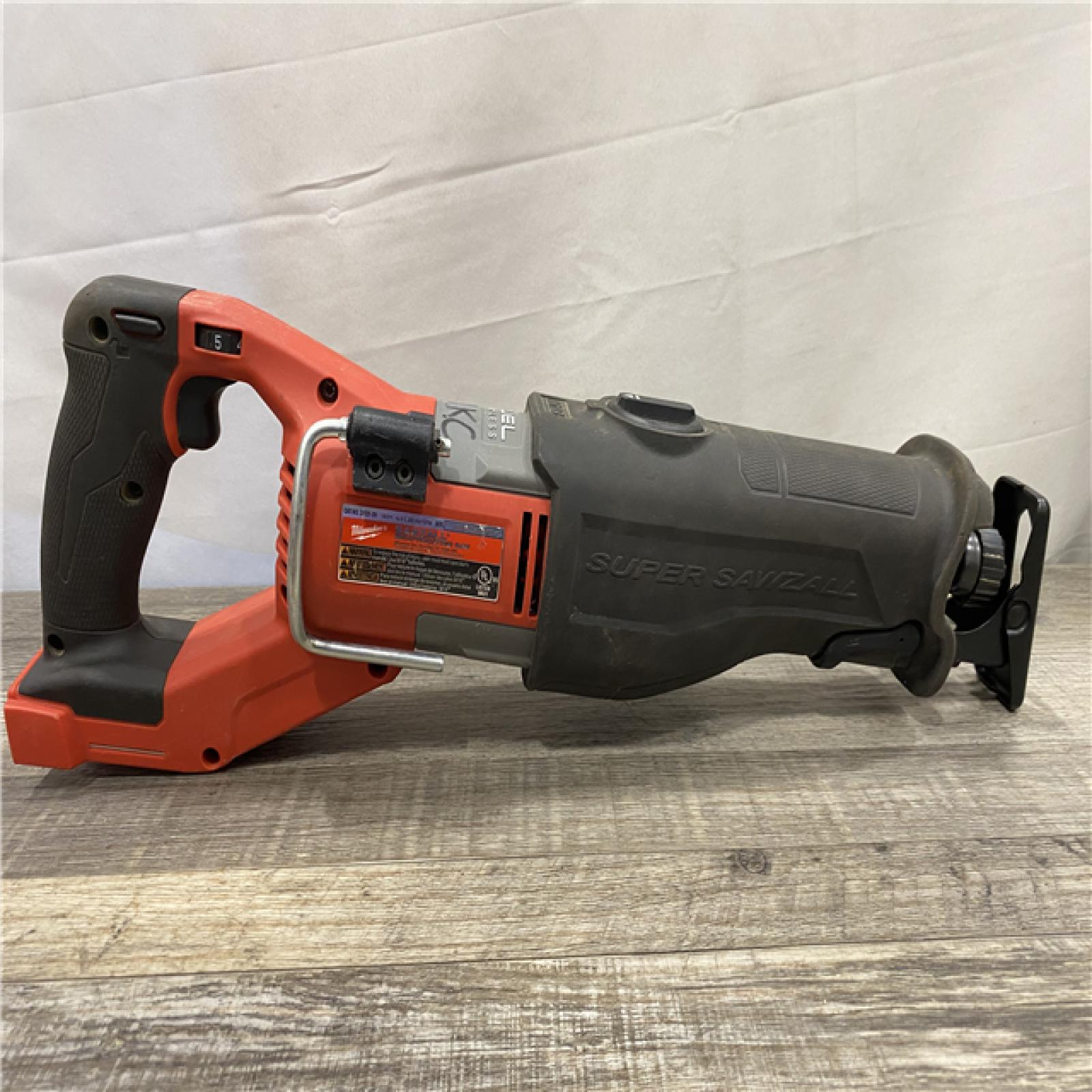 AS-IS Milwaukee FUEL 18V Lithium-Ion Brushless Cordless Super SAWZALL Orbital Reciprocating Saw (Tool-Only)