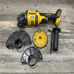 AS-IS DEWALT FLEXVOLT 60V MAX Cordless Brushless 4.5 in. to 6 in. Small Angle Grinder with Kickback Brake (Tool Only)