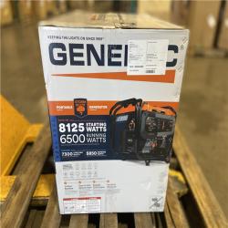 DALLAS LOCATION - Generac 8125/6500 Watt - Electric Start - Dual Fuel Gasoline/Propane -COSense - Portable Generator