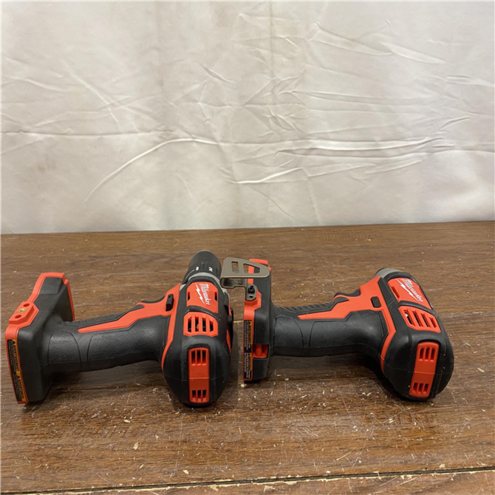 SA-IS Milwaukee M18 18V Cordless Brushed 2 Tool Drill/Driver and Impact Driver Kit