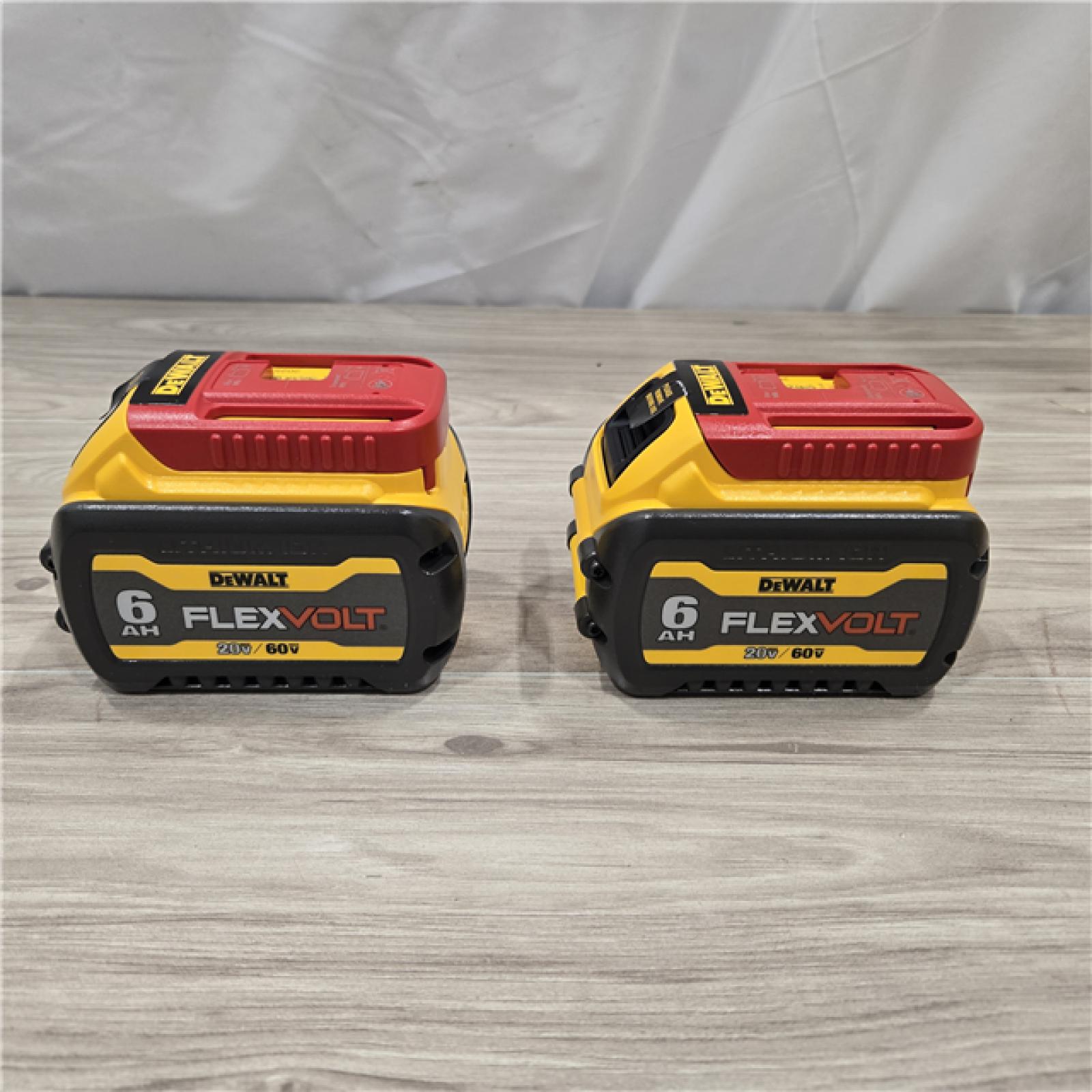 AS-IS DEWALT FLEXVOLT 20-Volt/60-Volt MAX Lithium-Ion 6.0Ah Battery Pack (2-Pack)