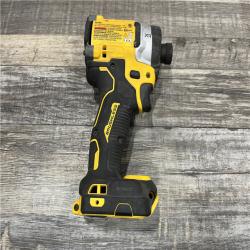 AS-IS DEWALT 20V MAX XR Lithium-Ion Brushless Cordless 3-Speed High Torque 1/4 in. Impact Driver Kit
