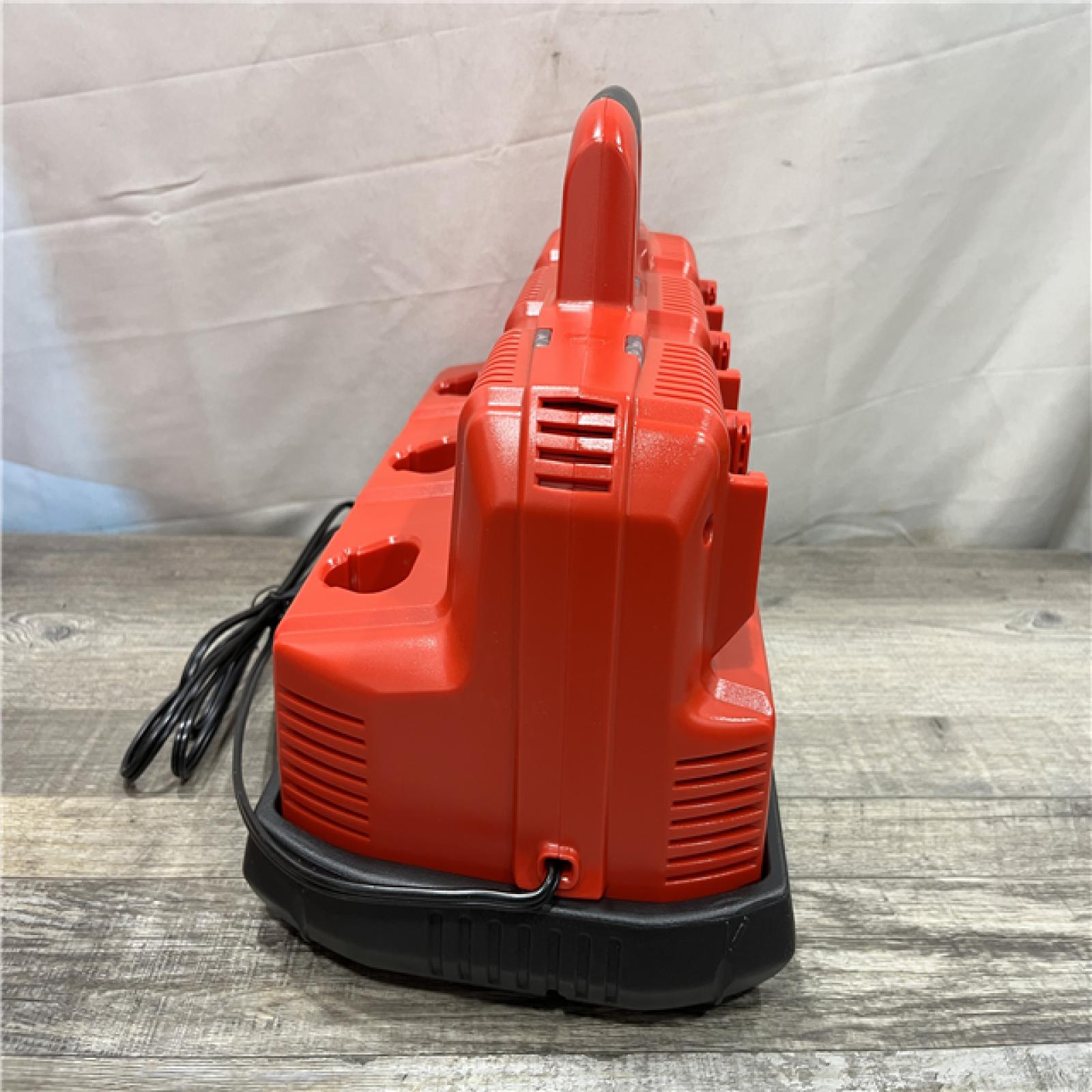 AS-IS Milwaukee 12-Volt/18-Volt Lithium-Ion Multi-Voltage 6-Port Sequential Rapid Battery Charger