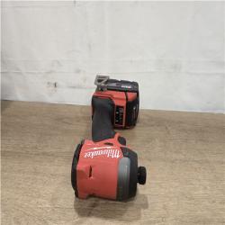 AS-IS Milwaukee FUEL 18V Lithium-Ion Brushless Cordless Hammer Drill and Impact Driver Combo Kit