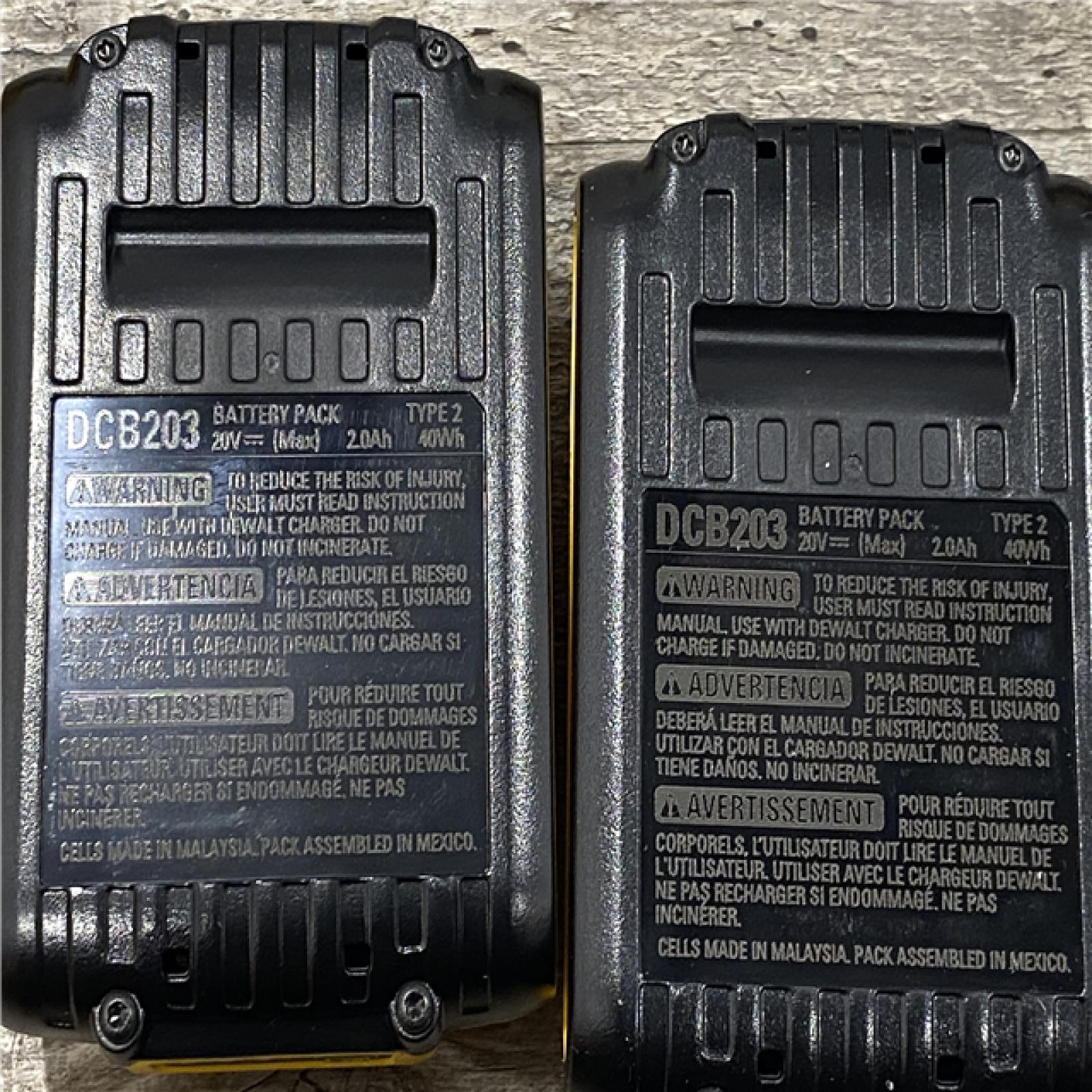 AS-IS DEWALT ATOMIC 20-Volt MAX Lithium-Ion Cordless Combo Kit