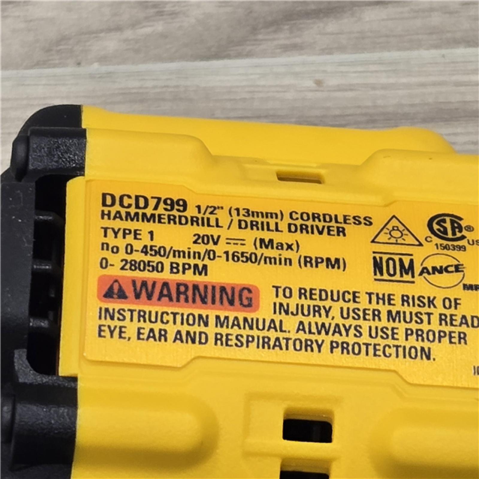 AS-IS DeWalt ATOMIC 20V Cordless 1/2 in. Hammer Drill Kit