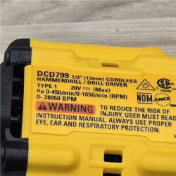 AS-IS DeWalt ATOMIC 20V Cordless 1/2 in. Hammer Drill Kit
