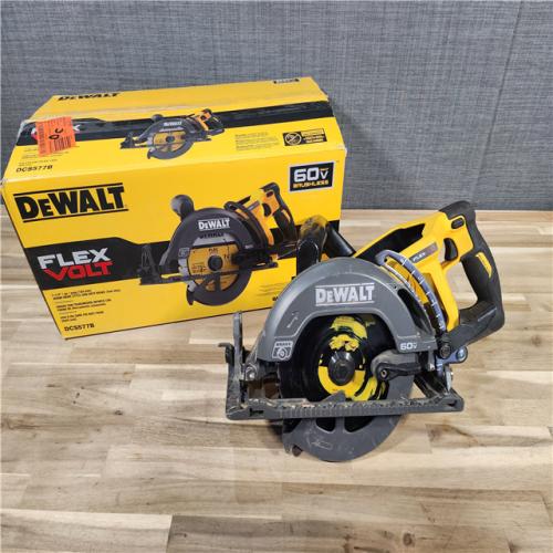 HOUSTON LOCATION - AS-IS DEWALT FLEXVOLT 60V MAX Cordless Brushless 7-1/4 in. Wormdrive Style Circular Saw (Tool Only)