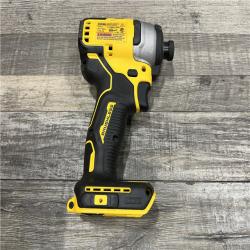 AS-IS DEWALT Atomic 20V Max Lithium-Ion Brushless Cordless Compact 1/4 in. Impact Driver Kit