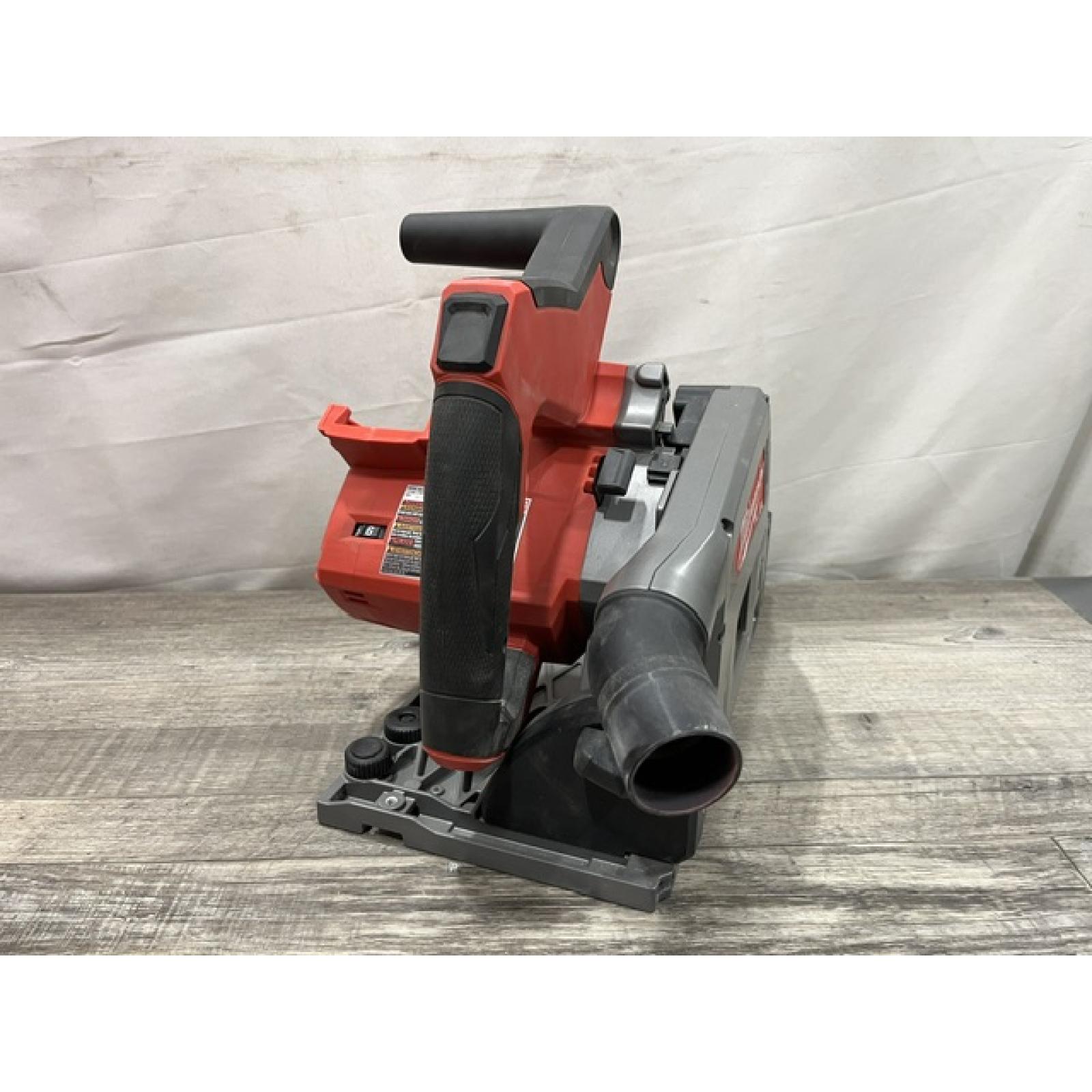 AS-IS Milwaukee FUEL 18V Lithium-Ion Cordless Brushless 6-1/2 in. Plunge Cut Track Saw (Tool-Only)
