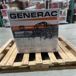 DALLAS LOCATION- GENERAC 10000 / 8000-Watt Electric Switch Gasoline Portable Generator-Cosense w/ 3 ft. Adapter Cord