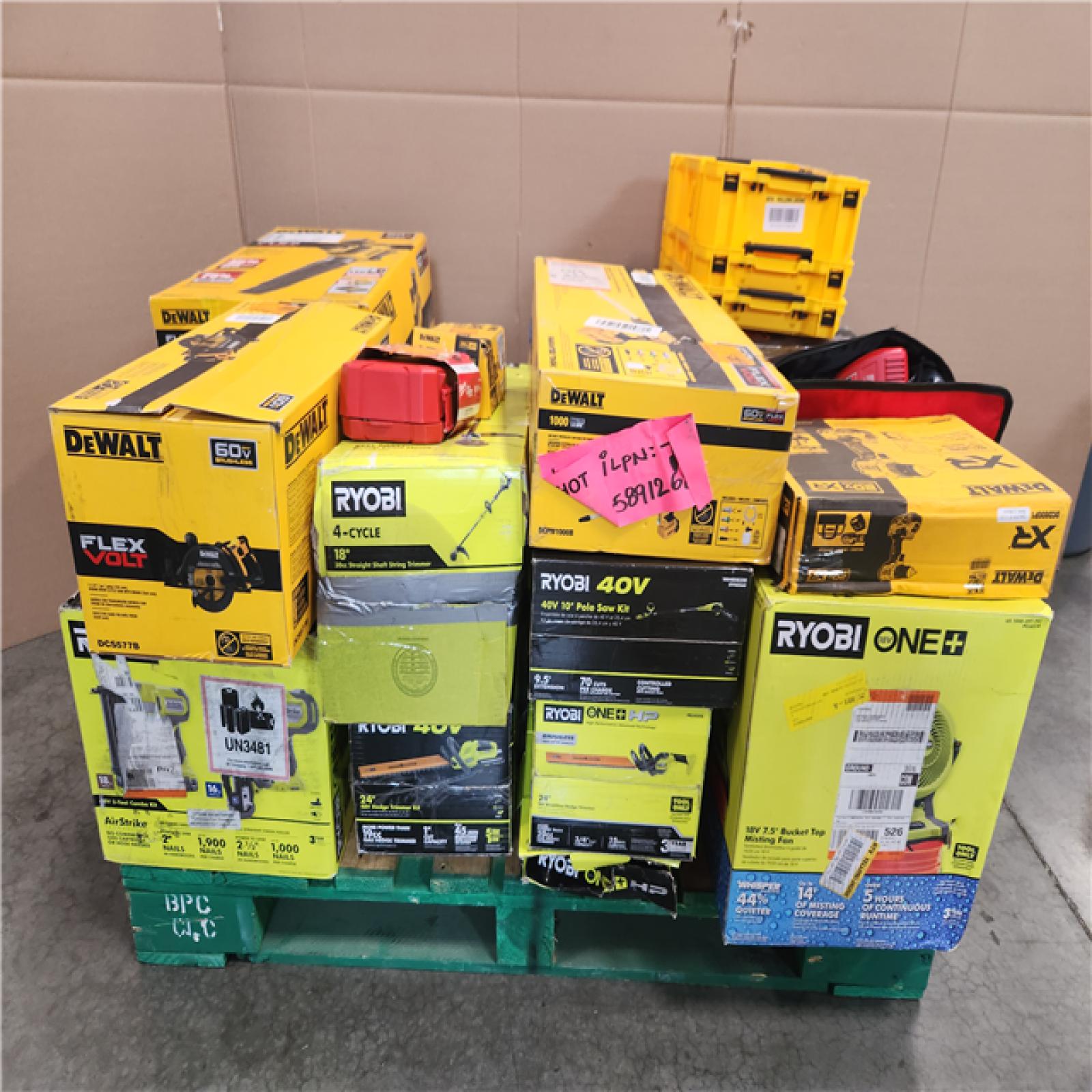 CALIFORNIA AS-IS TOOL PALLET