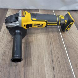 AS-IS DeWalt DCG405B 20V Max XR 4.5-Inch Slide Switch Small Angle Grinder (Tool Only)
