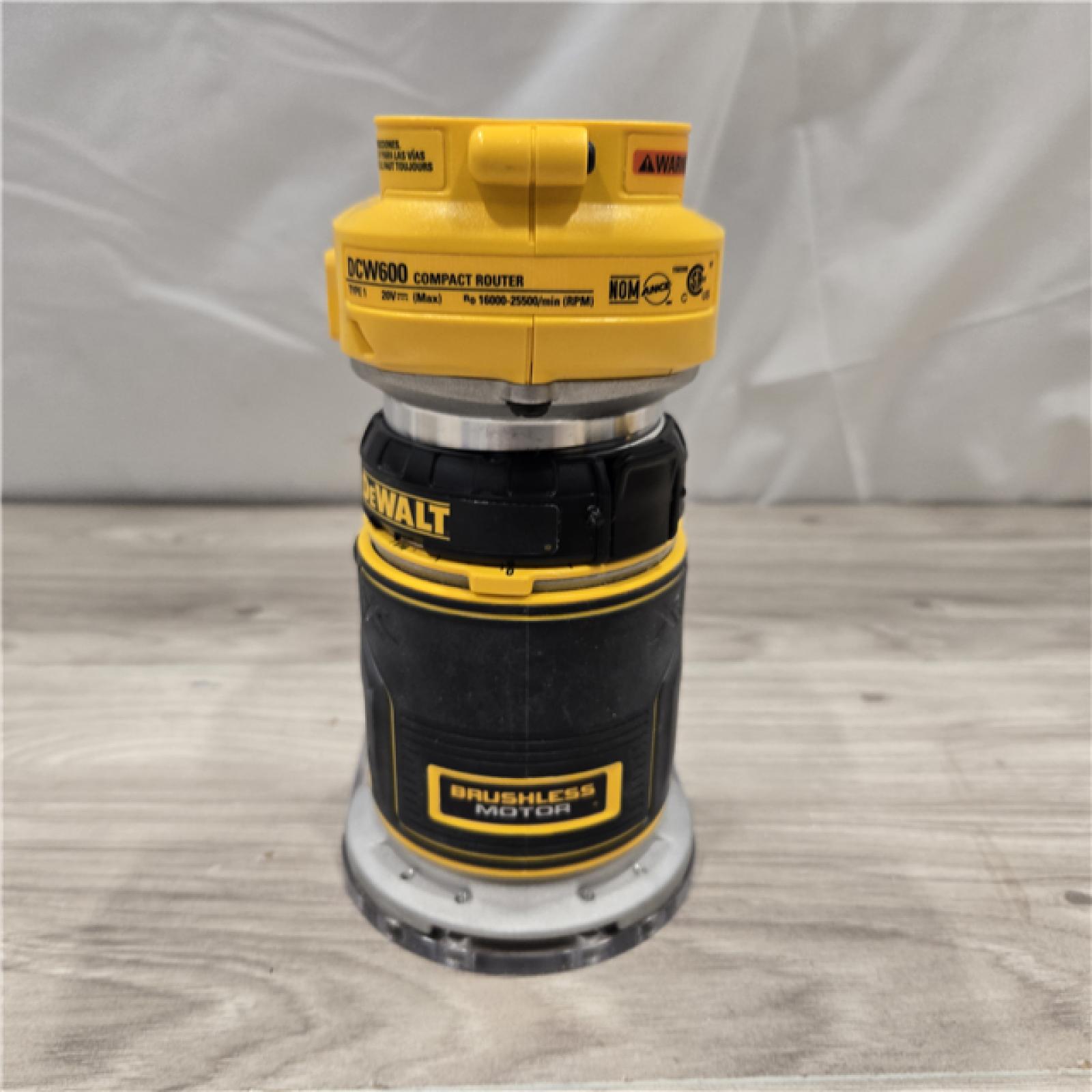 AS-IS Dewalt 20V MAX XR Cordless Compact Router (Tool Only)
