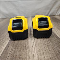 AS-IS DEWALT 20V MAX Premium Lithium-Ion 5.0Ah Battery Pack (2 Pack)