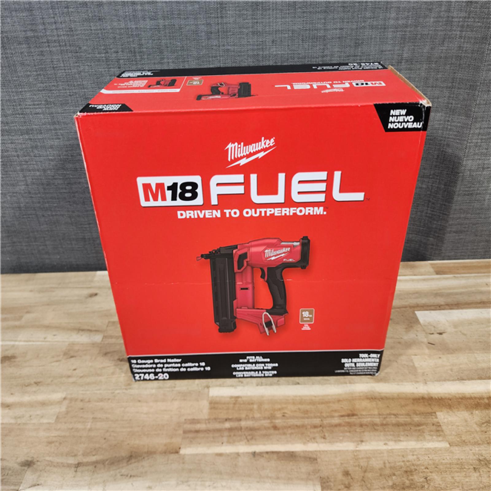 HOUSTON LOCATION - AS-IS (NEW) Milwaukee FUEL 18-Volt Lithium-Ion Brushless Cordless Gen II 18-Gauge Brad Nailer (Tool-Only)